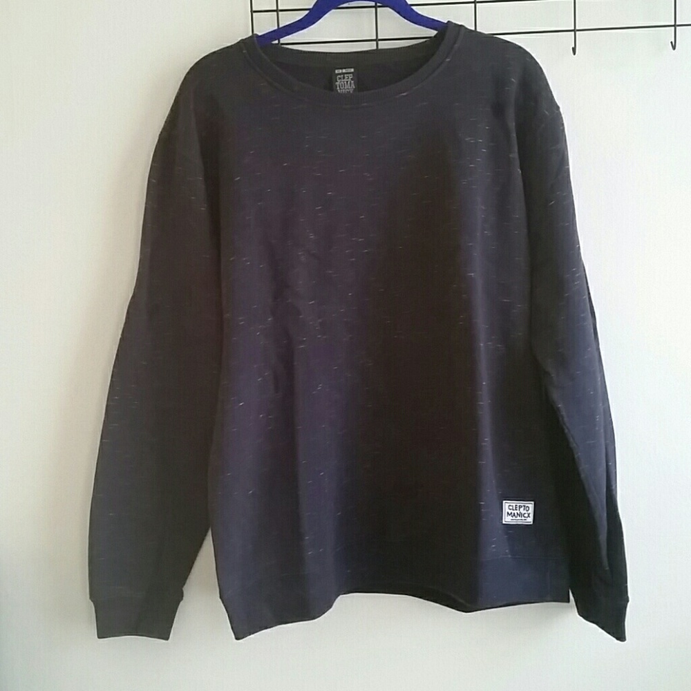 Cleptomanicx Sweat Shirt , xl, blue/purple